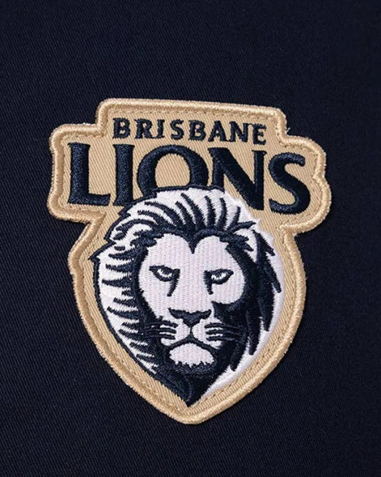 Brisbane Lions Lock Up Varsity Cotton Jacket