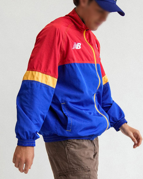 Brisbane Lions Retro Red and Royal Jacket