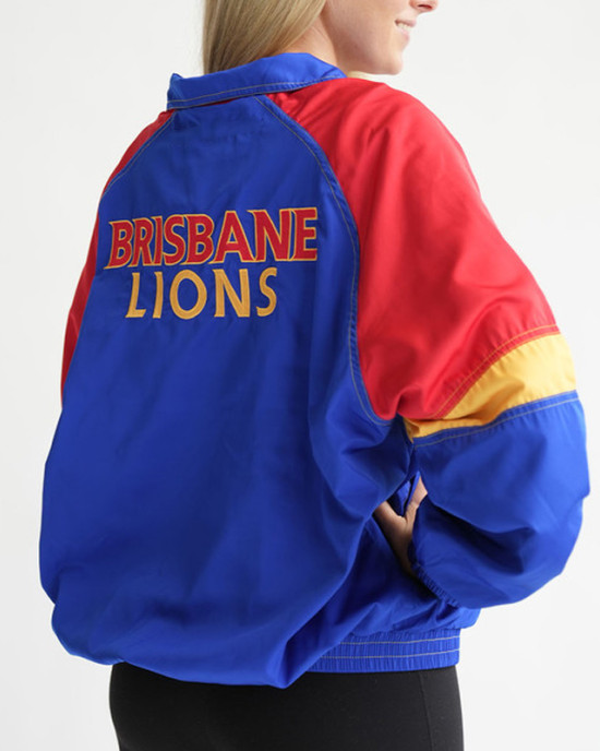 Brisbane Lions Retro Red and Royal Jacket