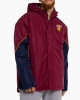 Brisbane Lions Stadium Maroon and Navy Full-Zip Hooded Jacket