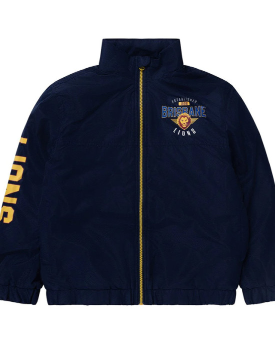 Brisbane Lions Supporter Full-Zip Navy Jacket