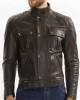 Brooklands Biker Diamond Quilted Leather Jacket