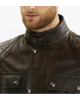 Brooklands Biker Diamond Quilted Leather Jacket