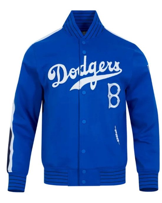 Brooklyn Dodgers Logo Game Day Royal Jacket Brooklyn Dodgers Logo Game Day Royal Jacket