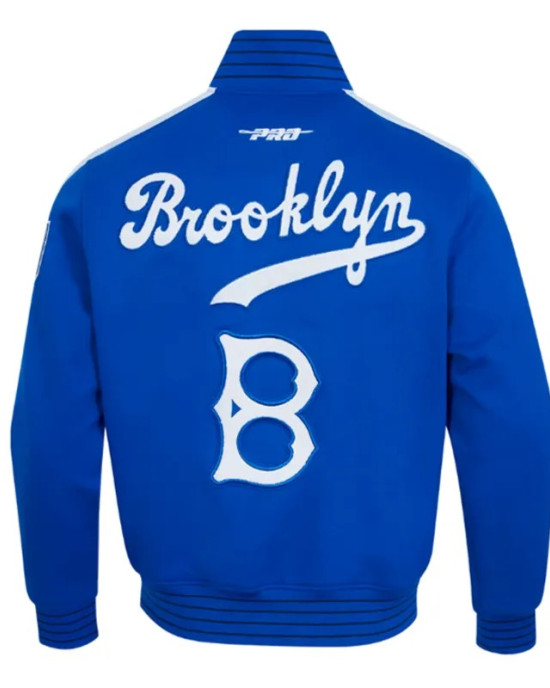 Brooklyn Dodgers Logo Game Day Royal Jacket Brooklyn Dodgers Logo Game Day Royal Jacket