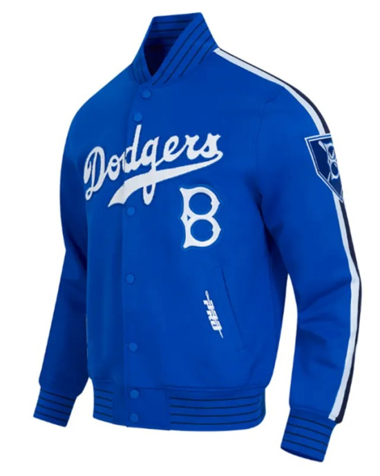 Brooklyn Dodgers Logo Game Day Royal Jacket Brooklyn Dodgers Logo Game Day Royal Jacket