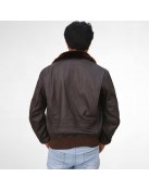 Brown Collar Sherling Jacket