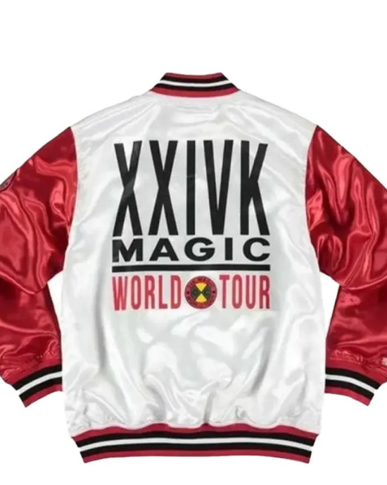 Bruno Mars 24k Warm-up Satin Bomber Jacket Bruno Mars 24k Warm-up Satin Bomber Jacket