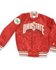 Bryce Harper Ohio State Bomber Full-Snap Red Satin Jacket Bryce Harper Ohio State Bomber Full-Snap Red Satin Jacket