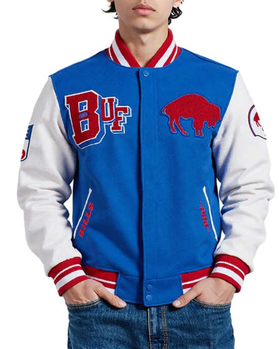 Buffalo Bills Best of Classic Rib Varsity Jacket