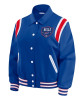 Buffalo Bills Midnight Royal Varsity Satin Jacket