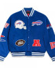 Buffalo Bills Pennant Royal Varsity Wool Jacket Buffalo Bills Pennant Royal Varsity Wool Jacket