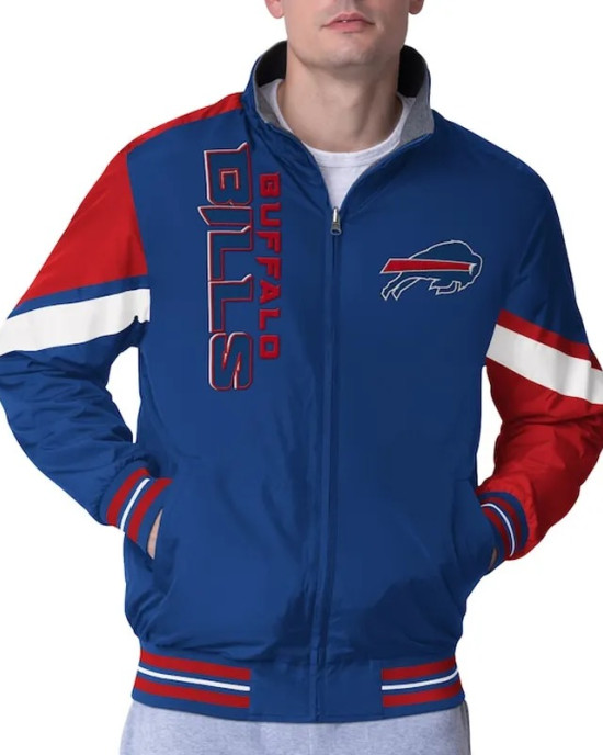 Buffalo Bills Strong Arm Royal Full-Zip Jacket Buffalo Bills Strong Arm Royal Full-Zip Jacket