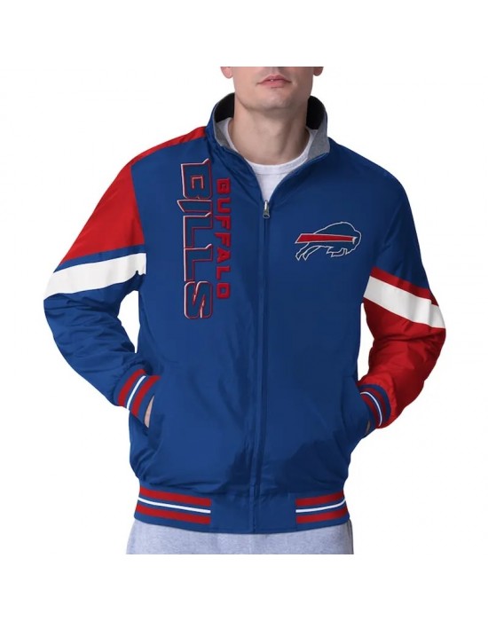 Buffalo Bills Strong Arm Royal Full-Zip Jacket