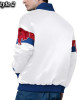 Buffalo Bills Triple Option Varsity Satin Jacket
