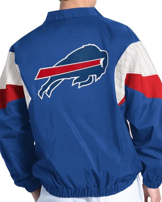 Buffalo Bills Yard Line Royal Full-Zip Jacket Buffalo Bills Yard Line Royal Full-Zip Jacket