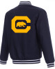 Cal Bears Navy Wool Full-Snap Varsity Jacket Cal Bears Navy Wool Full-Snap Varsity Jacket