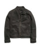 Calvo Full-Zip Leather Jacket
