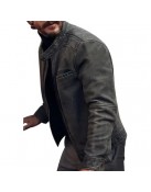 Calvo Full-Zip Leather Jacket