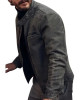 Calvo Full-Zip Leather Jacket
