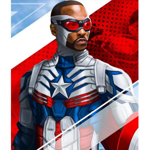 Captain America Brave New World 2025 Sam Wilson Costume Leather Jacket