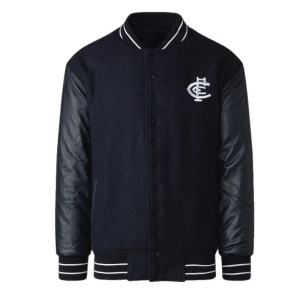 Carlton Blues Football Club Black Varsity Jacket