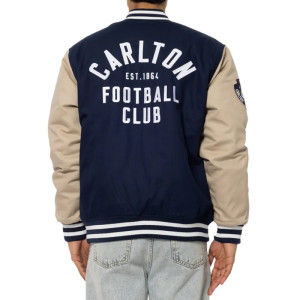 Carlton Blues Lock Up Varsity Cotton Jacket
