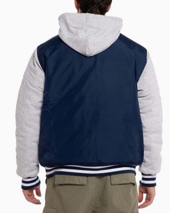 Carlton Blues Patchwork Hooded Jacket