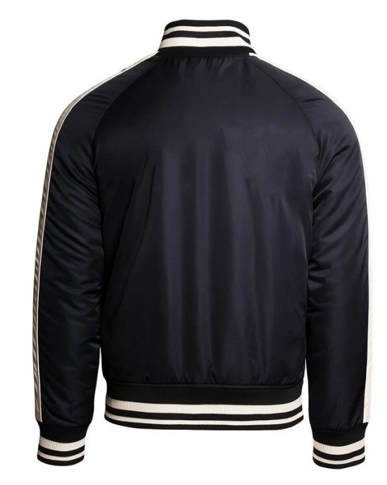 Carlton Blues Vintage Navy Bomber Full-Zip Jacket