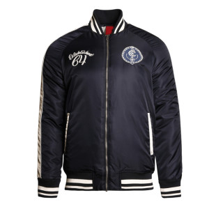 Carlton Blues Vintage Navy Bomber Full-Zip Jacket