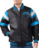 Carolina Panthers G-III Faux Varsity Leather Jacket