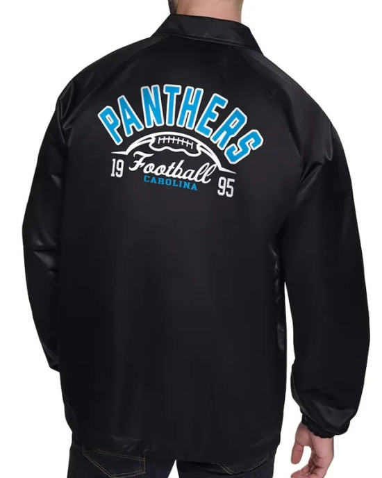 Carolina Panthers Retro Logo Coaches Jacket Carolina Panthers Retro Logo Coaches Jacket