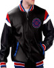 CFL Montreal Alouettes Full-Zip Black Varsity Leather Jacket CFL Montreal Alouettes Full-Zip Black Varsity Leather Jacket