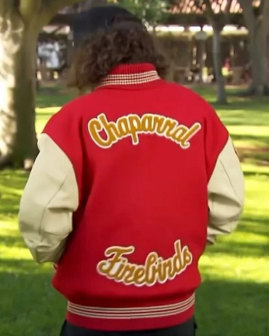 Chaparral High School Red Wool Varsity Letterman Jacket
