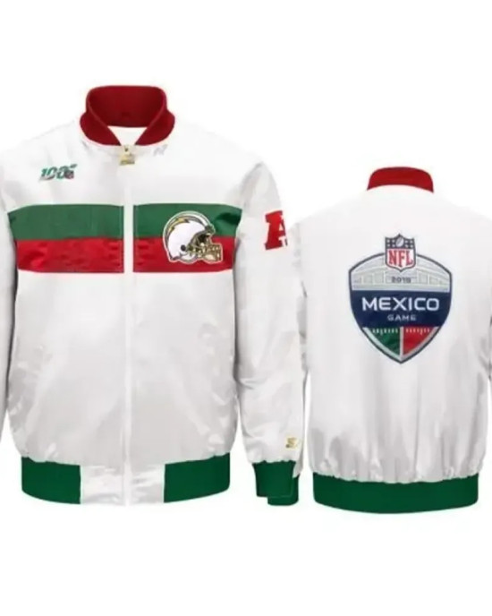 Chargers Mexico Bomber Jacket Chargers Mexico Bomber Jacket