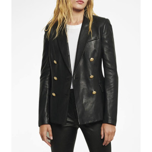 Charity Lawson The Bachelorette Black Leather Jacket