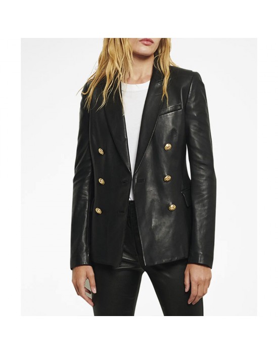 Charity Lawson The Bachelorette Black Leather Jacket