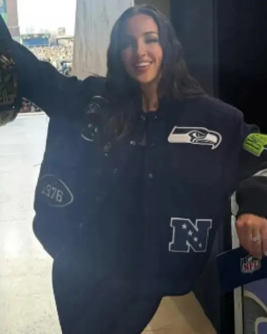 Chelsea Green Seattle Seahawks Varsity Jacket Chelsea Green Seattle Seahawks Varsity Jacket