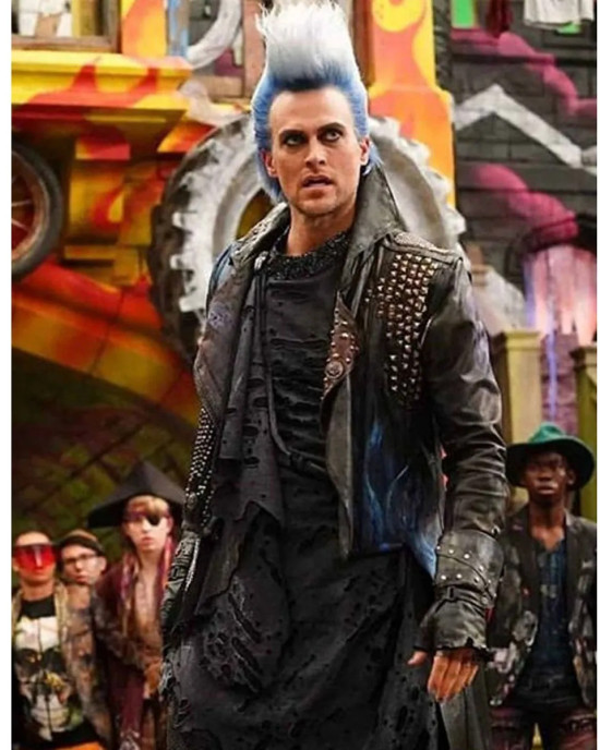 Cheyenne Jackson Descendants 3 Leather Tailcoat Cheyenne Jackson Descendants 3 Leather Tailcoat