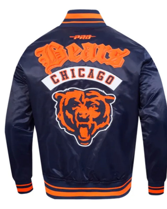 Chicago Bears Best of Classic Rib Satin Jacket