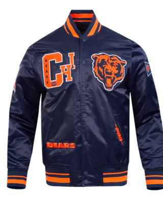 Chicago Bears Best of Classic Rib Satin Jacket