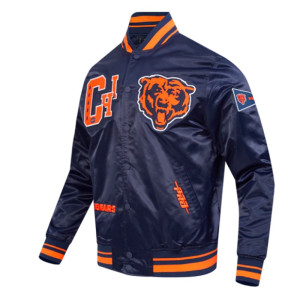 Chicago Bears Best of Classic Rib Satin Jacket