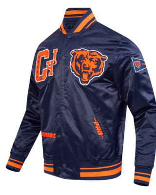 Chicago Bears Best of Classic Rib Satin Jacket