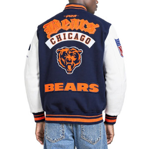 Chicago Bears Best of Classic Rib Varsity Jacket