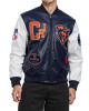 Chicago Bears Best Of Men’s Leather Varsity Jacket