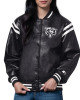 Chicago Bears High Heat Vegan Black Varsity Leather Jacket