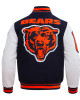 Chicago Bears Mashup Classic Rib Varsity Jacket Chicago Bears Mashup Classic Rib Varsity Jacket