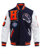 Chicago Bears Mashup Classic Rib Varsity Jacket Chicago Bears Mashup Classic Rib Varsity Jacket