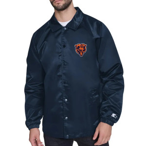 Chicago Bears Retro Logo Coaches Jacket