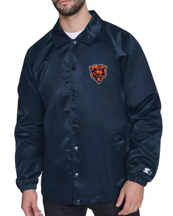 Chicago Bears Retro Logo Coaches Jacket Chicago Bears Retro Logo Coaches Jacket